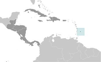 Barbados in Central America and Caribbean
