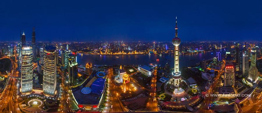 Shanghai, China. The most populous city in the world, © AirPano 