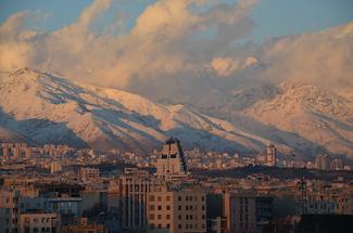 Tehran view from Shahrak-e Ekbatan