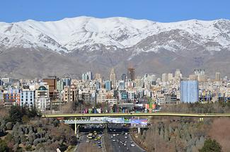 View of Tehran from Tabi