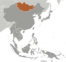Mongolia in East And SouthEast Asia