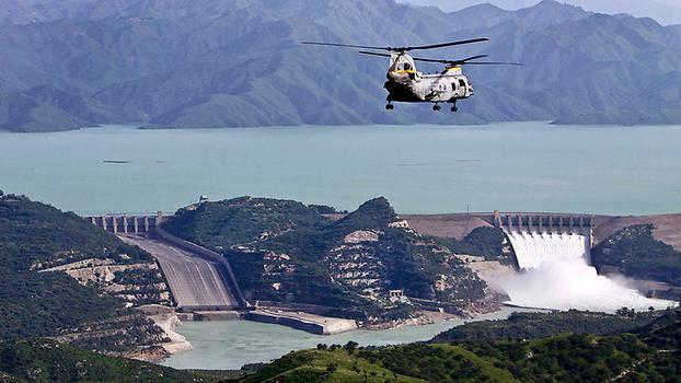 A beautiful view of Tarbela Dam, Photo: Paul Duncan, from Wikicommons 