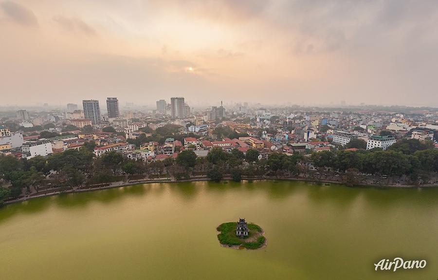 Tortoise Tower in the South of Hoàn Kiếm Lake, © AirPano 