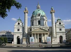 Charles Cathedral in Vienna