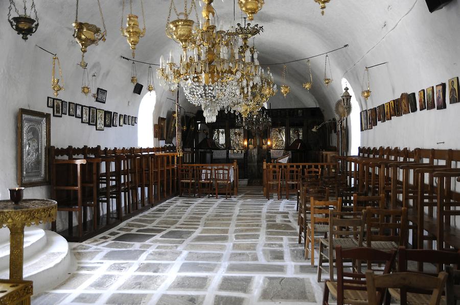 Koronos - Church of Panagia Agrokiliotissa; Inside