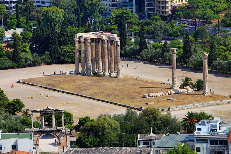 Temple of Olympian Zeus, © AirPano 