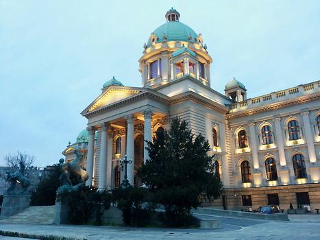 National Parliament of Serbia, also known as National Assembly or Skupština, Belgrade, Serbia. 2015. Photo: Clara Schultes