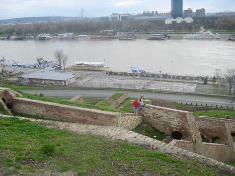 View from the Belgrade Fortress to New Belgrade, View from the Belgrade Fortress to New Belgrade, Belgrade, Serbia. 2015. Photo: Clara Schultes