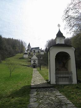 Series of chapels in Šmarje pri Jelšah and Saint Roch´s Church in Predenca, Šmarje pri Jelšah and Predenca, Slovenia. 2016. Photo: Clara Schultes