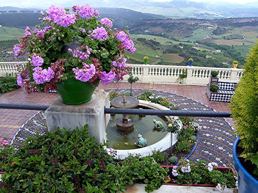 Ronda - View of valley from Don Bosco house