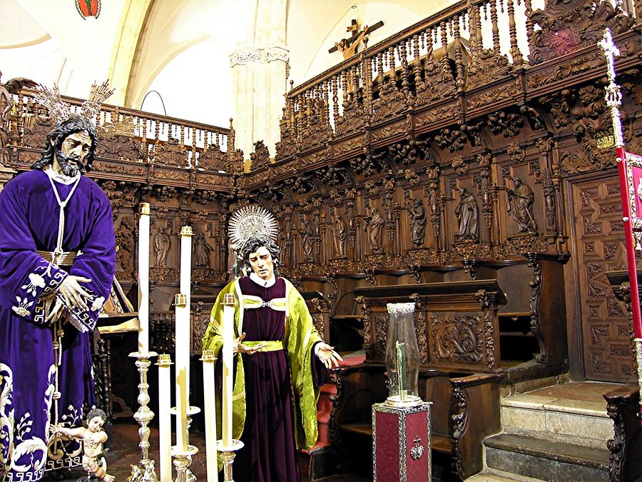 Ronda Cathedral - Choir stalls