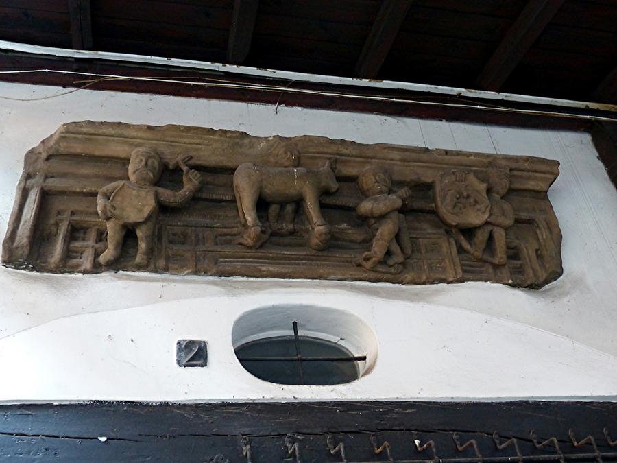 Wroclaw - Old meat banks - Relief showing slaughtering
