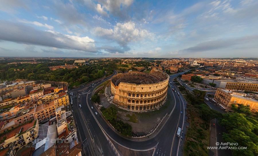 The Colosseum, Rome, Italy, © AirPano 
