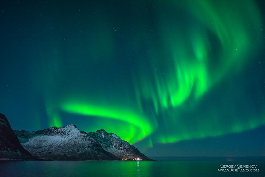 Northern Lights in Norway, © AirPano 