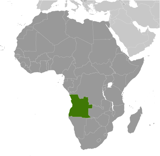 Angola in Africa