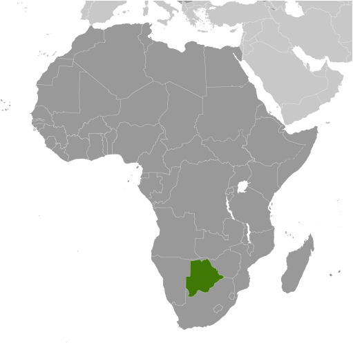 Botswana in Africa