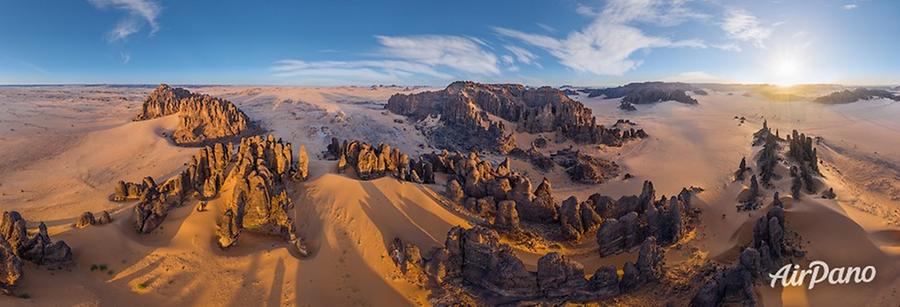 Chad. South Sahara. Stone giants, © AirPano 