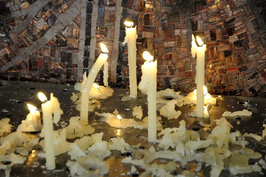 Wadi El Natrun - Syrian Monastery; Candles