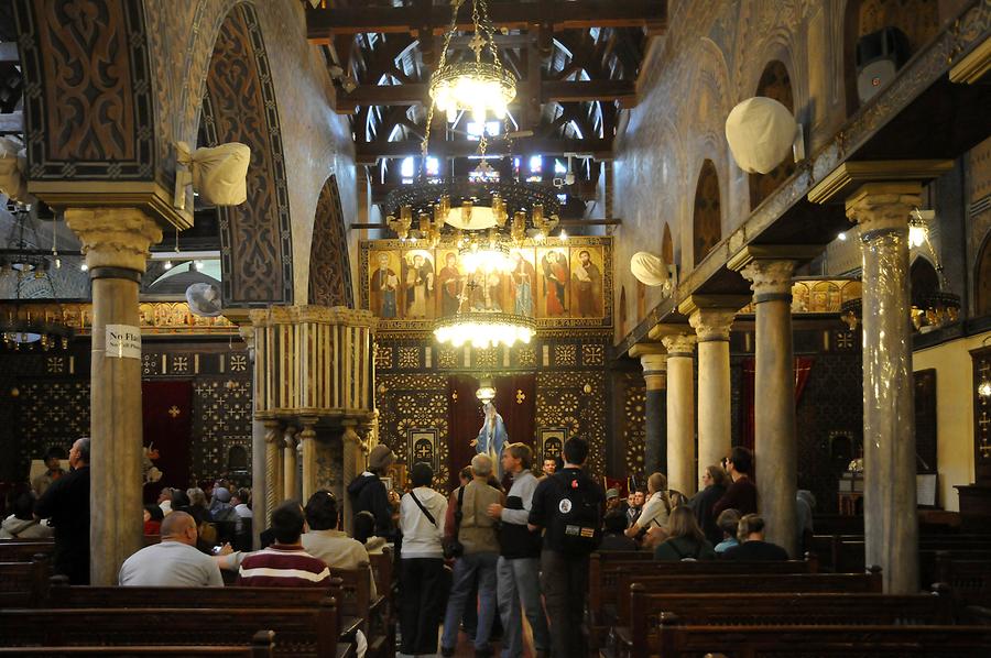 Coptic Cairo - Hanging Church; Inside
