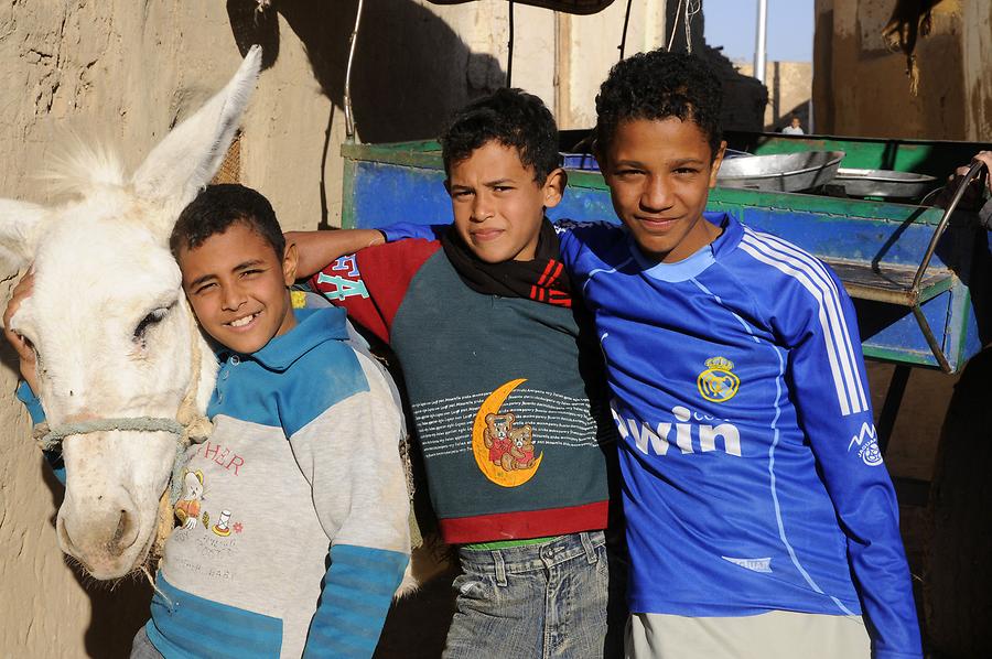 Al-Qasr - Children with Donkey