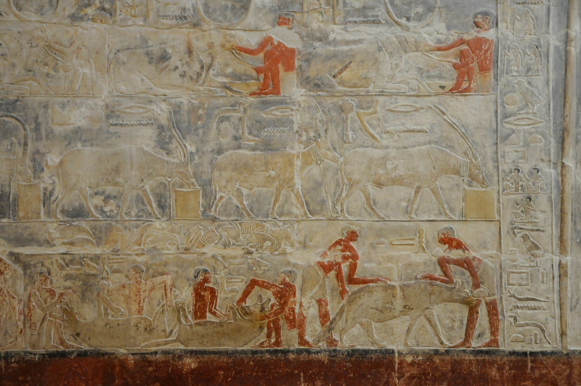 Saqqara Mastaba Of Mereruka Relief 2 Giza Pyramid Complex