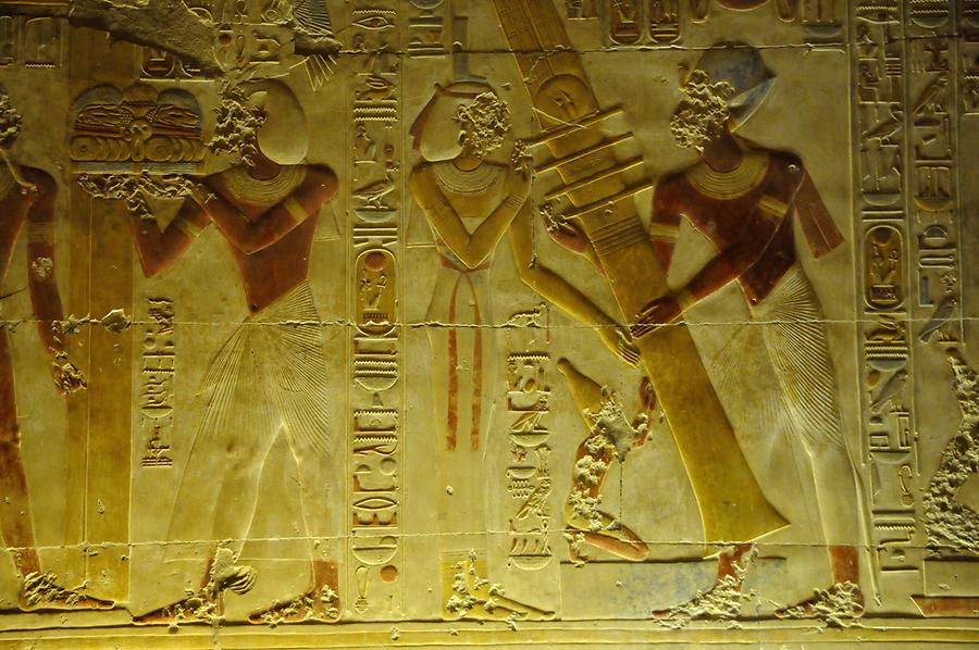 Reliefs, Temple of Abydos
