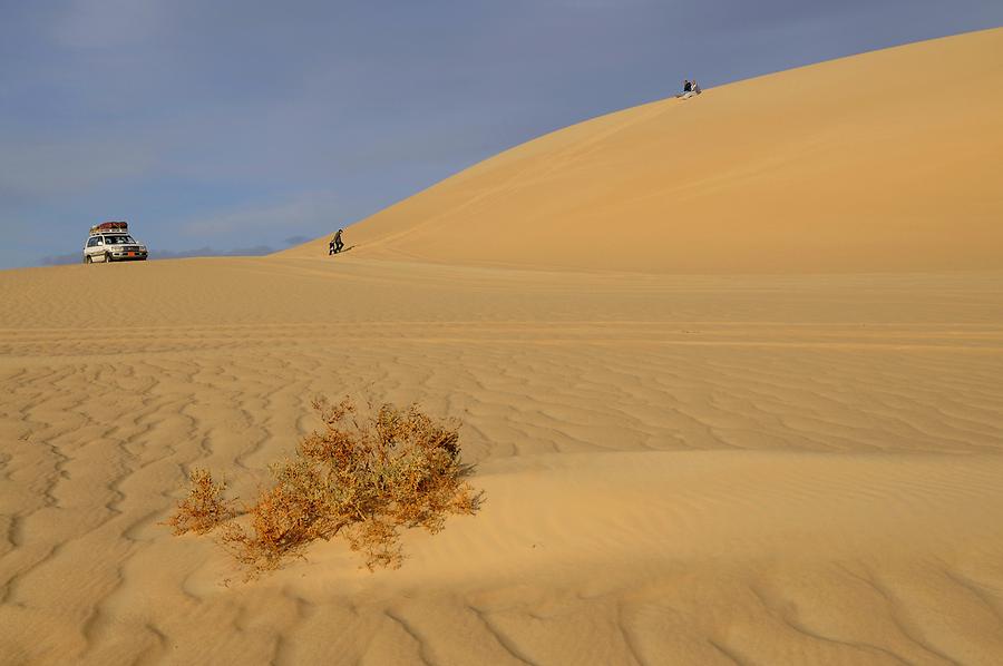 Libyan Desert - Sand Sledding