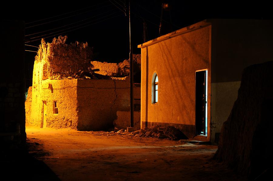 Siwa Oasis - Ruins of Shali at Night