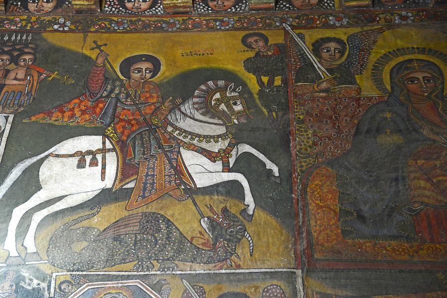 Debre Berhan Selassie Church - Frescoes