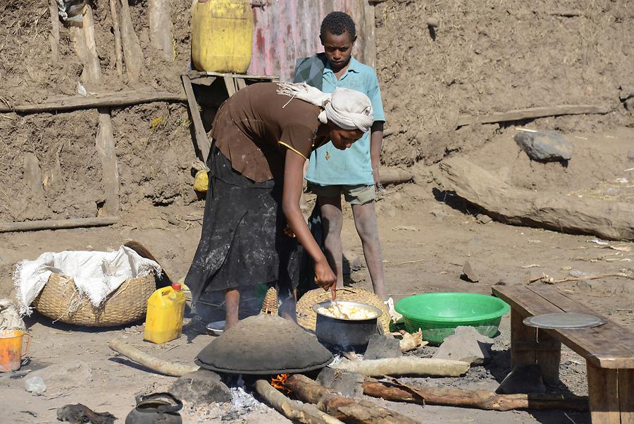 Preparation of Injera