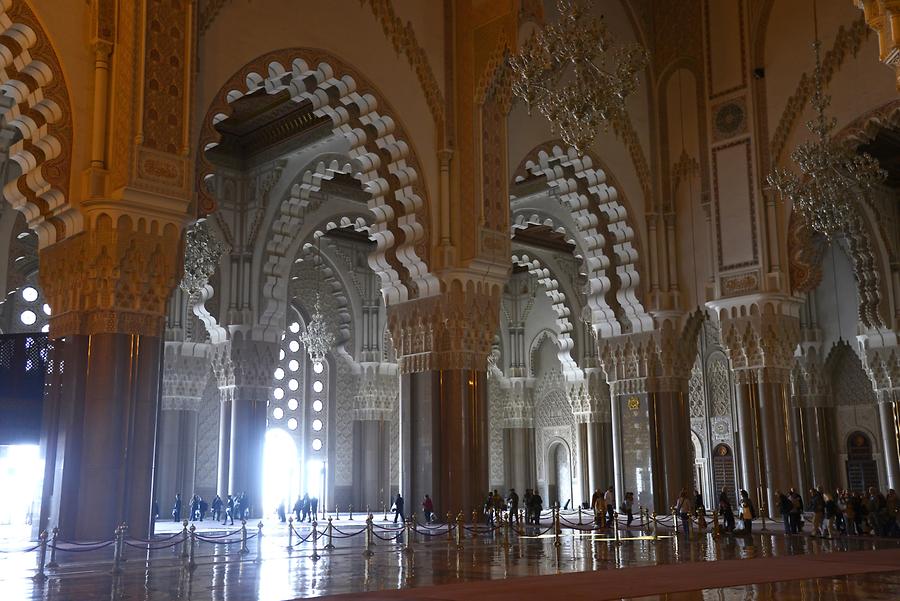 Hassan II Mosque - Inside