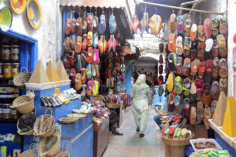 Essaouira - Shoe Market