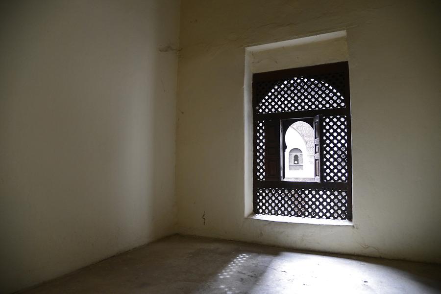 Meknes - Bou Inania Madrasa; Room