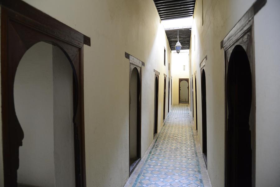 Meknes - Bou Inania Madrasa; Room