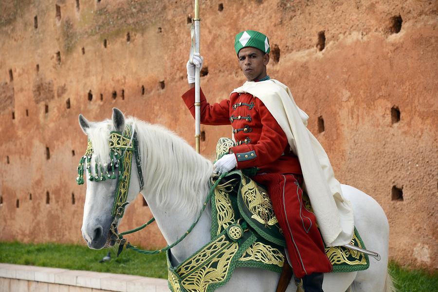 Rabat - Mausoleum of Mohammed V; Guard of Honour