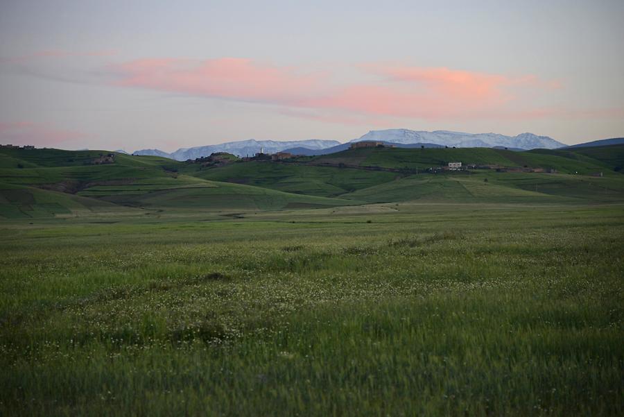 Landscape near Achaouik - Sunset