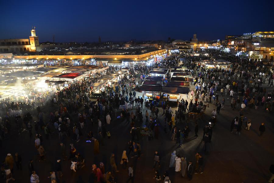 Marrakech - Djemaa el-Fnaa at Night