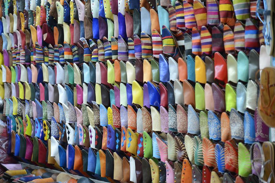 Marrakech - Suq; Shoes