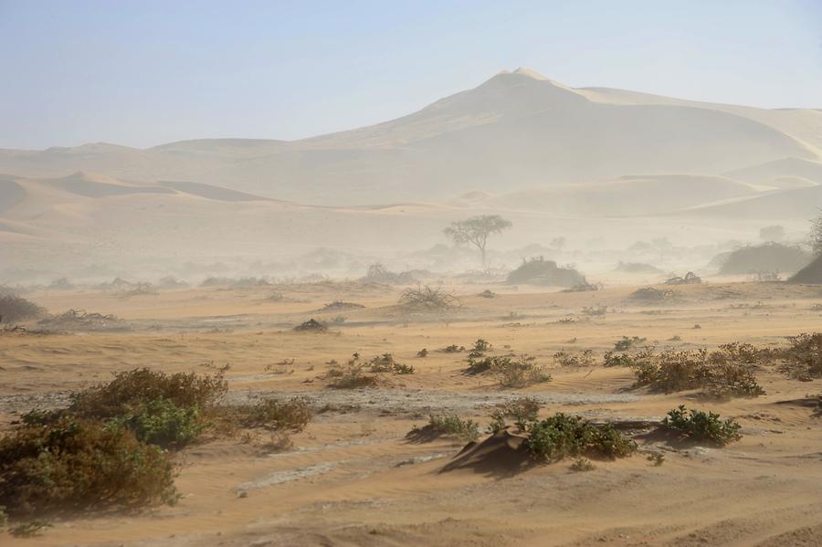 Sandstorm in Sossusvlei