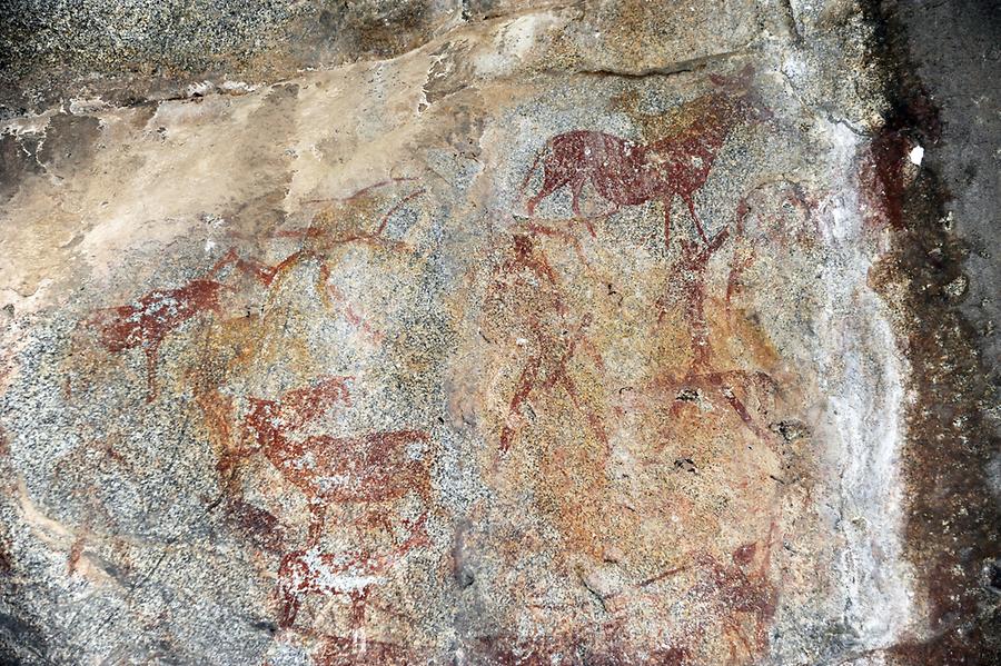 Rock Paintings Bambata Cave