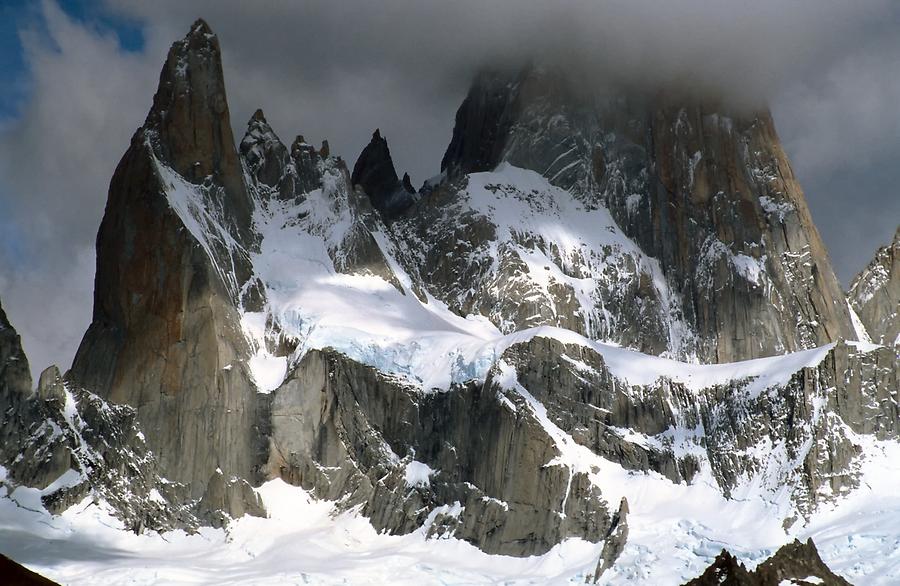 Mount Fitz Roy in Clouds