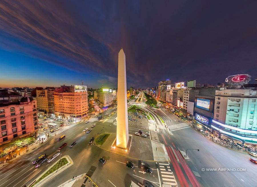 Obelisco de Buenos Aires, © AirPano 