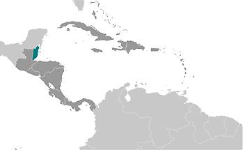 Belize in Central America and Caribbean