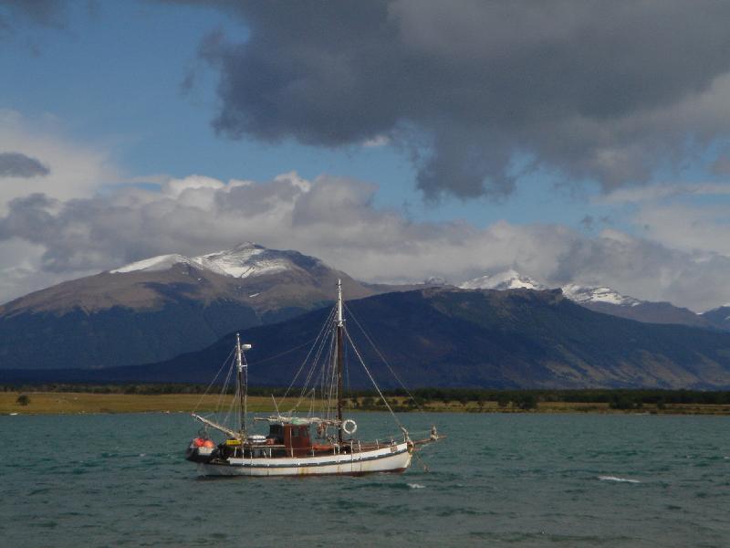 Lake near Puerto Natales