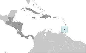 Grenada in Central America and Caribbean