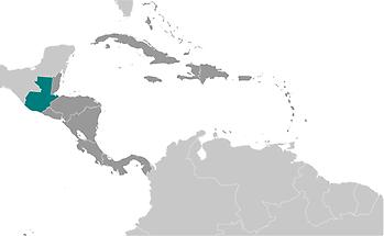 Guatemala in Central America and Caribbean