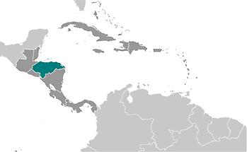 Honduras in Central America and Caribbean