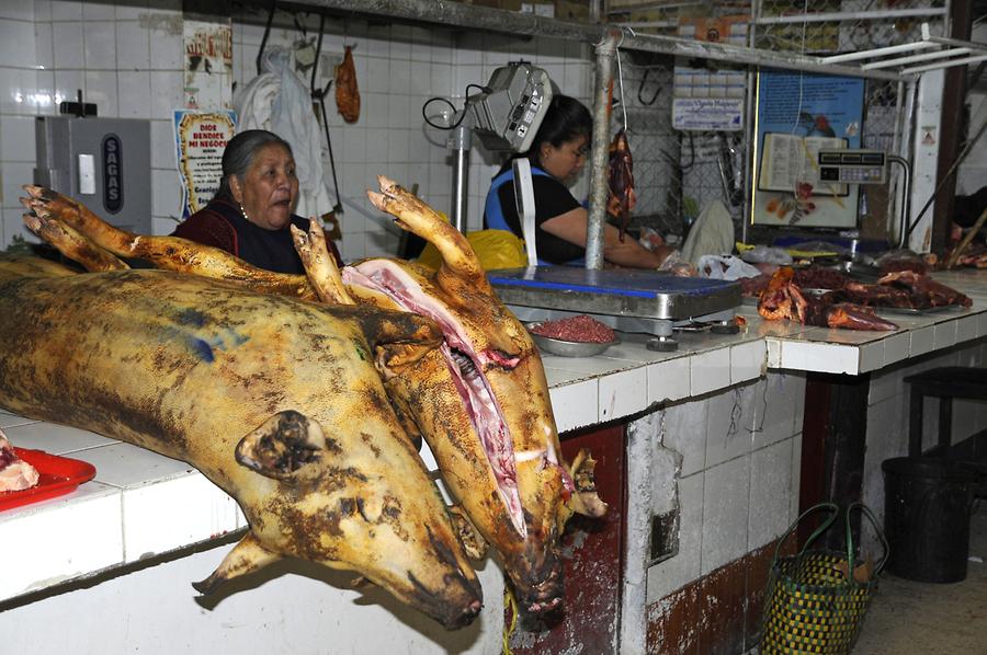 Huaraz - Meat Market