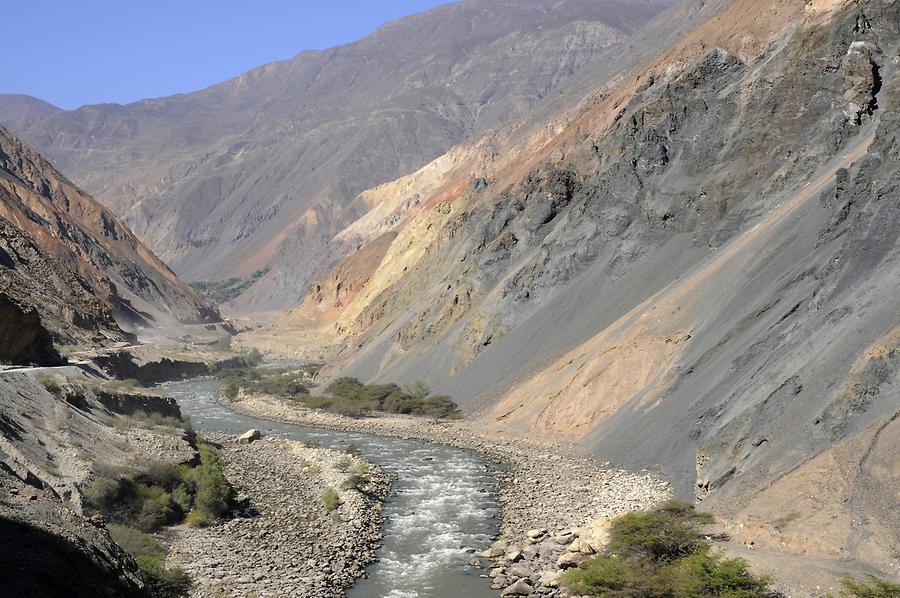 Rio Santa Canyon near Huallanca