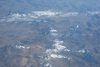 Andes, aerial view